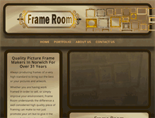 Tablet Screenshot of frameroom.co.uk